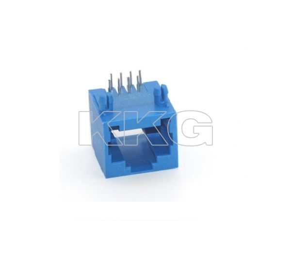 RJ45-9601 1X1 all plastic blue