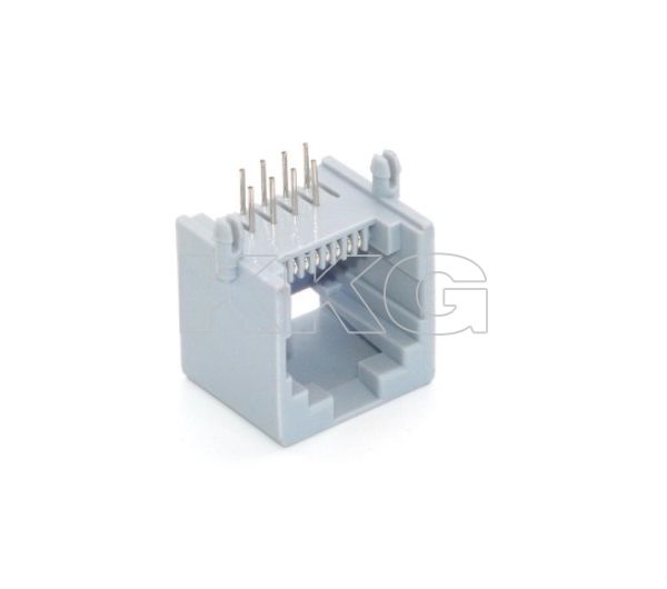 RJ45-8001 1X1 10P8C all plastic