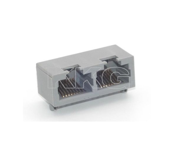 RJ45-8104 1X2 Plastic