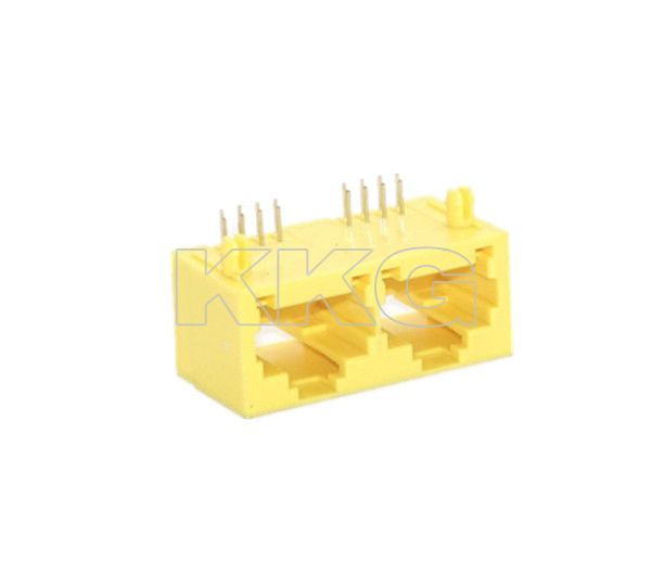 RJ45-9601 1X2 all plastic