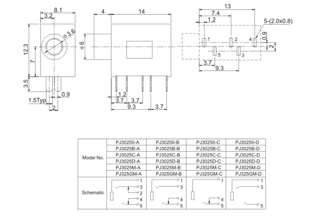 PJ-325 Series