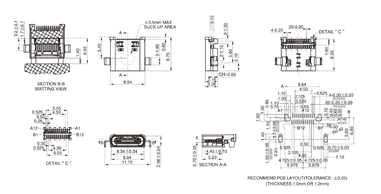 TYPE-CF-24P-OT1.0-L8.75