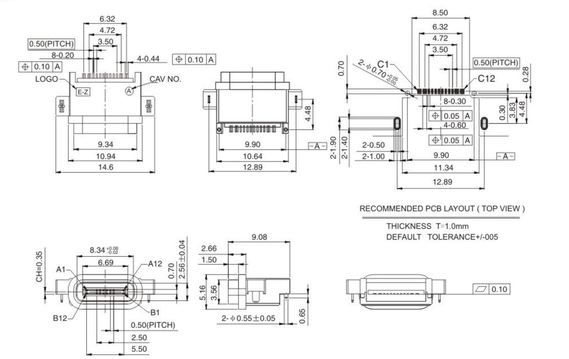 USBC-1100A-C165-WP