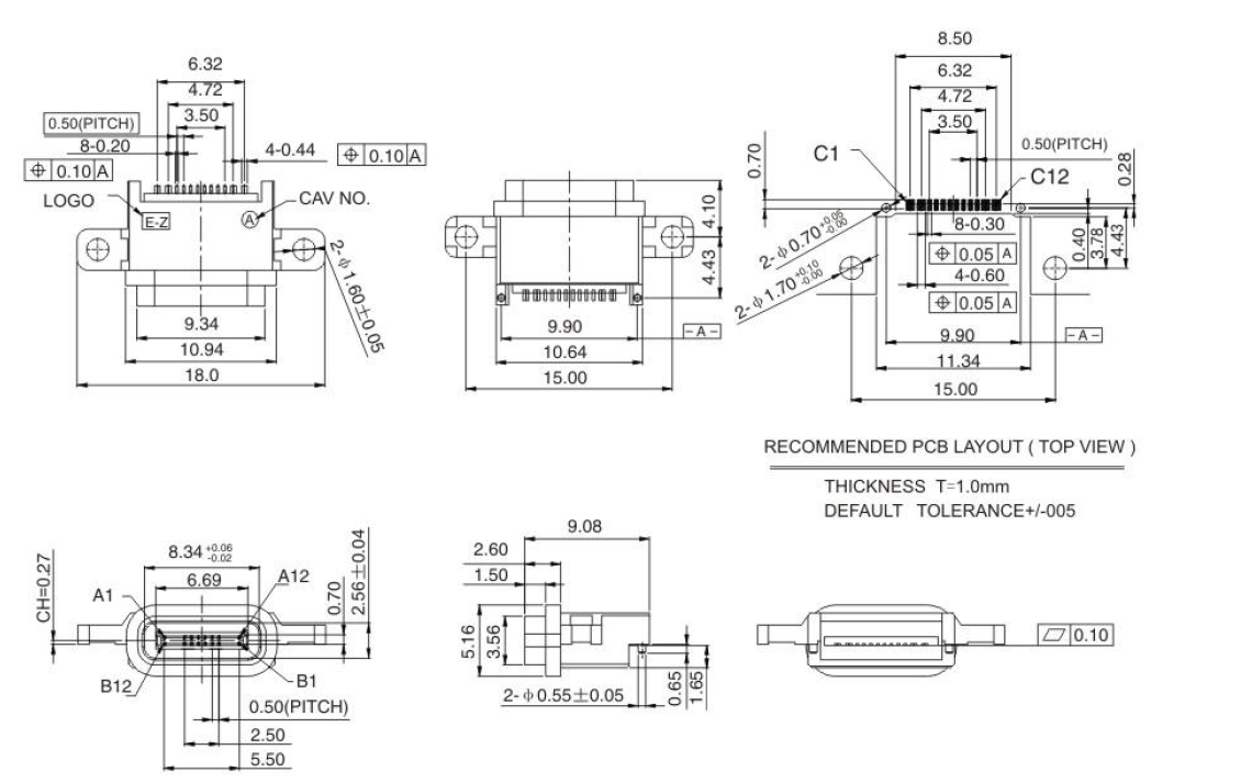 USBC-1100-C165-WP