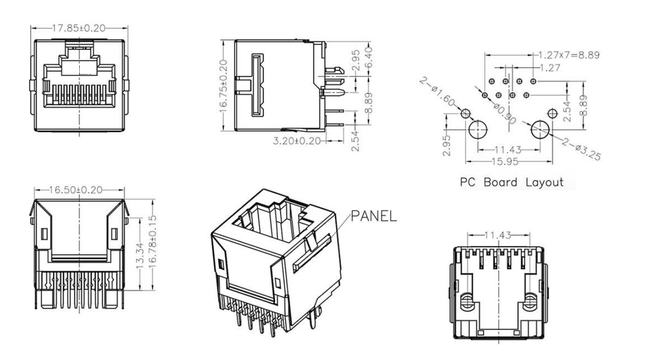 RJ45-524F 1X1