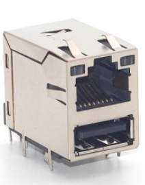 RJ11-8206 full package with light single layer USB2.0 with filter RJ11-8206 full package with light single layer USB2.0 with filter