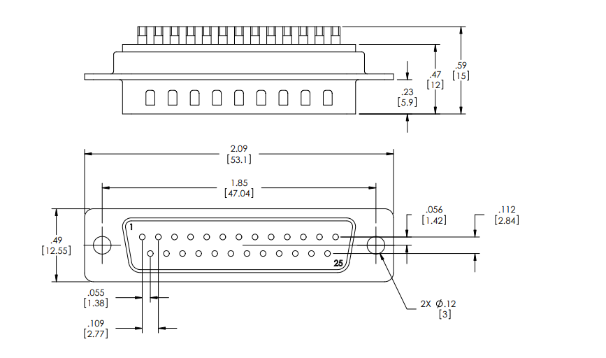 D-SUB-25P